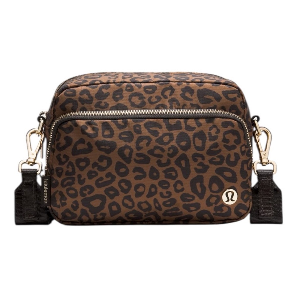 lululemon athletica Leopard Print Crossbody Bag